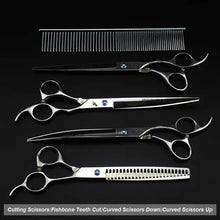 Load image into Gallery viewer, 8 Inch Pet Hairdressing Scissors Stainless Steel High Class Set