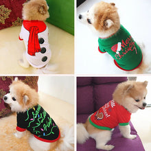 Load image into Gallery viewer, Cozy Christmas Cotton Dog Vest Festive Attire for Your Small to Medium Pup's New Year Celebration