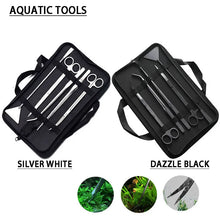 Load image into Gallery viewer, Aquarium Scissors Tweezers Set Stainless Steel High Quality Mirror Polished Plant Water Grass Scissors Fish Tank Cleaning Tool