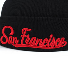 Load image into Gallery viewer, New York Los Angeles Embroidered Beanie Hat Fashionable Winter Headwear