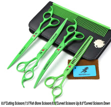 Load image into Gallery viewer, 8 Inch Pet Hairdressing Scissors Stainless Steel High Class Set