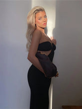 Load image into Gallery viewer, Stun in Cryptographic 2022 Summer Maxi Dress Sexy Elegant and Ready for Any Party Shop Now for Unforgettable Nights