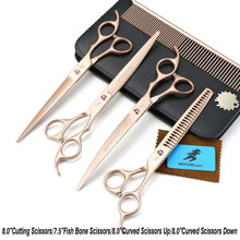 Load image into Gallery viewer, 8 Inch Pet Hairdressing Scissors Stainless Steel High Class Set