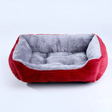 Load image into Gallery viewer, Dog Cat Pet Square Plush Kennel Medium Small Dog Sofa Bed Cushion Calming House Pet Supplies Accessories