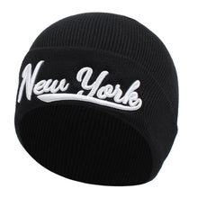 Load image into Gallery viewer, New York Los Angeles Embroidered Beanie Hat Fashionable Winter Headwear