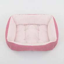 Load image into Gallery viewer, Dog Cat Pet Square Plush Kennel Medium Small Dog Sofa Bed Cushion Calming House Pet Supplies Accessories