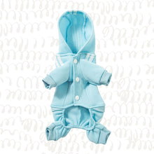 Load image into Gallery viewer, Light Blue Hoodies for my babies lower view