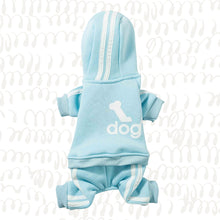 Load image into Gallery viewer, Light Blue Hoodies for my babies upper view