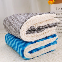Load image into Gallery viewer, Picture of the other side of Winter Pet Bed Soft Blanket For Dogs and Cats