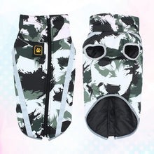 Load image into Gallery viewer, Waterproof Coat Reflective Plaid Design Black White color