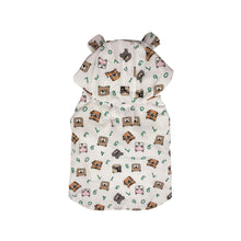 Load image into Gallery viewer, White Animals and letters prinings Waterproof Dog Raincoat