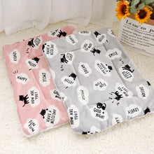 Load image into Gallery viewer, Winter Pet Bed Soft Blanket For Dogs & Cats Two colors Pink and Gray
