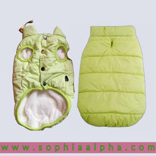 Load image into Gallery viewer, Winter coats for dogs Green Color
