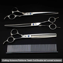 Load image into Gallery viewer, 8 Inch Pet Hairdressing Scissors Stainless Steel High Class Set
