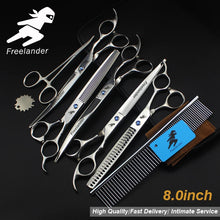 Load image into Gallery viewer, 8 Inch Pet Hairdressing Scissors Stainless Steel High Class Set
