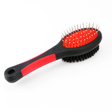 Load image into Gallery viewer, Pet Black Double Sided Bath Brush Dog Cat Comb Faces Fur Grooming Tool For Long and Short Hair Dogs Puppy 2 Sizes
