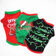 Load image into Gallery viewer, Cozy Christmas Cotton Dog Vest Festive Attire for Your Small to Medium Pup&#39;s New Year Celebration

