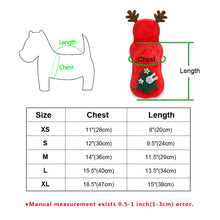 Load image into Gallery viewer, Cozy Christmas Pet Outfit Santa Costume Hoodie for Small Dogs Cats Kittens Warm Holiday Attire for Your Beloved Pets
