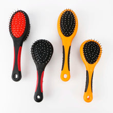 Load image into Gallery viewer, Pet Black Double Sided Bath Brush Dog Cat Comb Faces Fur Grooming Tool For Long and Short Hair Dogs Puppy 2 Sizes

