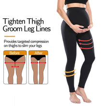 Load image into Gallery viewer, Maternity Leggings High Waist Belly Support Pants for Pregnant Women | Postpartum Slimming &amp; Body Shaping Yoga Trousers
