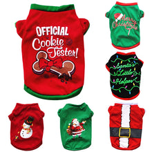 Load image into Gallery viewer, Cozy Christmas Cotton Dog Vest Festive Attire for Your Small to Medium Pup&#39;s New Year Celebration
