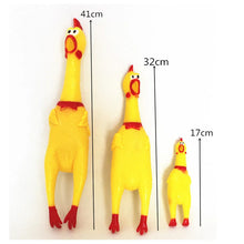 Load image into Gallery viewer, Bestselling 2020 Screaming Chicken Dog Toy Squeak Sound Durable Rubber Chew Toy for Dogs
