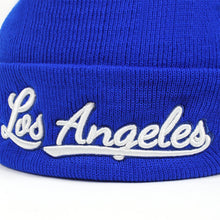 Load image into Gallery viewer, New York Los Angeles Embroidered Beanie Hat Fashionable Winter Headwear
