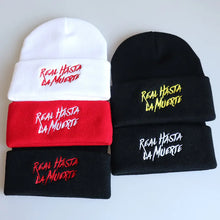 Load image into Gallery viewer, Real Hasta La Muerte Cotton Beanies Hip-hop Fashion for All
