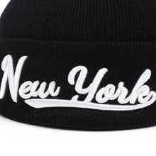 Load image into Gallery viewer, New York Los Angeles Embroidered Beanie Hat Fashionable Winter Headwear
