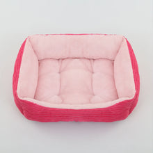 Load image into Gallery viewer, Dog Cat Pet Square Plush Kennel Medium Small Dog Sofa Bed Cushion Calming House Pet Supplies Accessories

