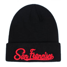 Load image into Gallery viewer, New York Los Angeles Embroidered Beanie Hat Fashionable Winter Headwear
