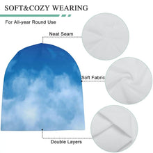 Load image into Gallery viewer, Soft Cloud Print Beanie Hats Kpop Fashion for Men and Women
