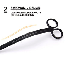 Load image into Gallery viewer, Aquarium Scissors Tweezers Set Stainless Steel High Quality Mirror Polished Plant Water Grass Scissors Fish Tank Cleaning Tool
