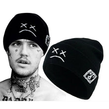 Load image into Gallery viewer, LilPeep Embroidered Beanie Quirky Winter Headwear for Everyone
