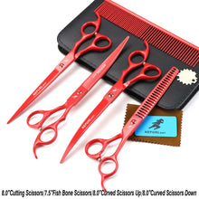 Load image into Gallery viewer, 8 Inch Pet Hairdressing Scissors Stainless Steel High Class Set

