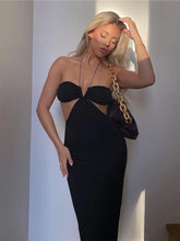Load image into Gallery viewer, Stun in Cryptographic 2022 Summer Maxi Dress Sexy Elegant and Ready for Any Party Shop Now for Unforgettable Nights
