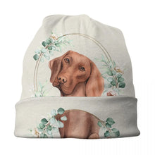 Load image into Gallery viewer, Floral Gold Wreath Beanie Elegant Winter Headwear for All
