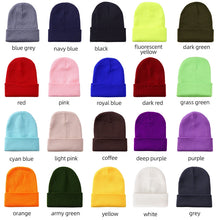 Load image into Gallery viewer, Embroidered Logo Winter Beanie Hat Unisex Knitted Skullies Men Women
