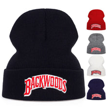 Load image into Gallery viewer, Backwoods Knitted Wool Hat Hip-hop Embroidered Cap for Men and Women
