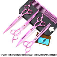 Load image into Gallery viewer, 8 Inch Pet Hairdressing Scissors Stainless Steel High Class Set
