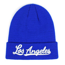 Load image into Gallery viewer, New York Los Angeles Embroidered Beanie Hat Fashionable Winter Headwear
