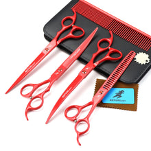Load image into Gallery viewer, 8 Inch Pet Hairdressing Scissors Stainless Steel High Class Set
