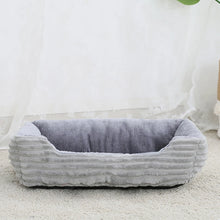 Load image into Gallery viewer, Dog Cat Pet Square Plush Kennel Medium Small Dog Sofa Bed Cushion Calming House Pet Supplies Accessories
