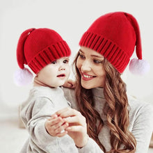 Load image into Gallery viewer, Christmas baby hat style 2 adult and baby
