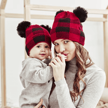 Load image into Gallery viewer, Christmas baby hat style 3 adult and baby
