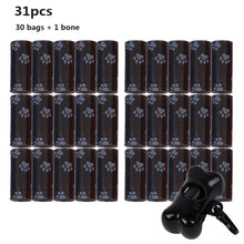 Load image into Gallery viewer, Dog Waste Bag Multicolored 30 Rolls Bag product 31 Rolls of dog waste bags plus free dispenser Black color
