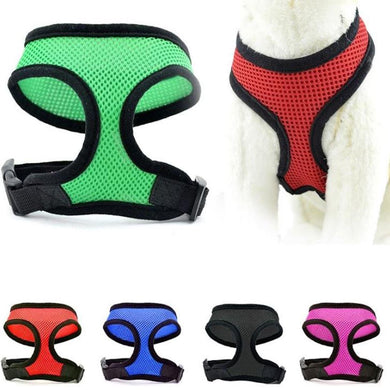 Dog harness training variety of colors green red blue black rose