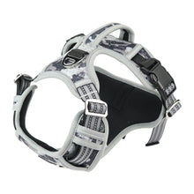 Load image into Gallery viewer, Gray Heavy Duty Reflective Dog Harness
