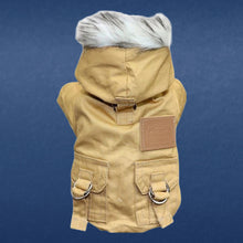 Load image into Gallery viewer, Lightweight Hoodie Winter Jacket For Dogs and Cats Khaki Color
