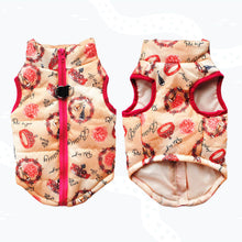 Load image into Gallery viewer, Warm Coat Jacket Windproof Vest Pink Angel Color Front and Back View
